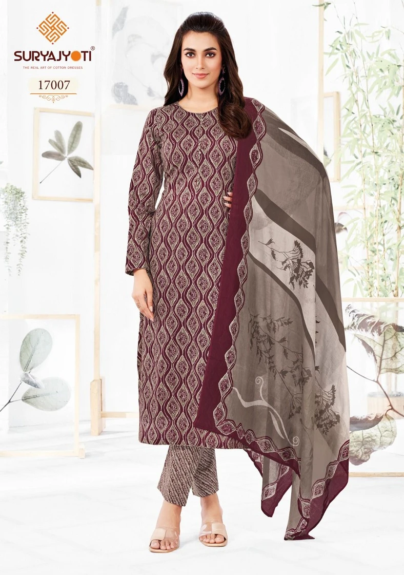 Suryajyoti Zion Cotton Vol 17 Pure Cotton Wholesale Readymade Salwar Suit Catalog — Wholesale Readymade Suit, MPA wholesale from Surat — view 2